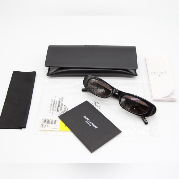 NEW SAINT LAURENT SL557 SHADE 001 BLACK SUNGLASSES SAINT LAURENT SHADE SL 557 - Picture 16 of 16
